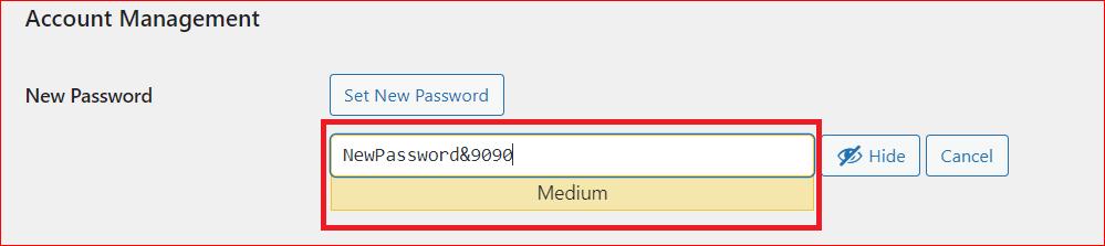  strong or weak your new password