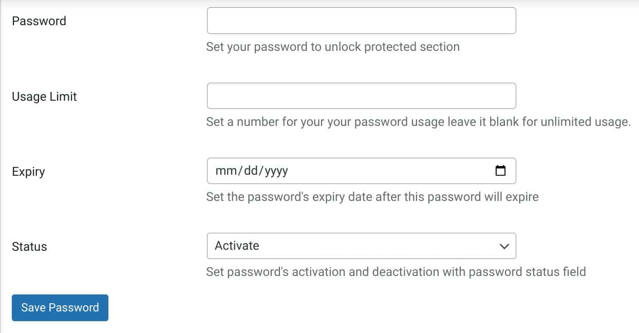 password simply select Save Password